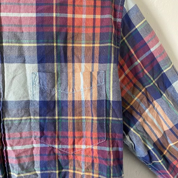 Boden Mens Shirt Plaid Button Down Size L Casual Collared Long Sleeve Cotton - Picture 5 of 13
